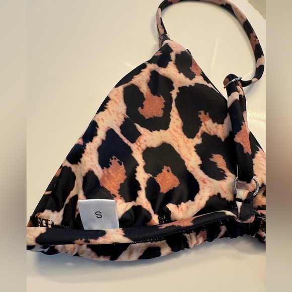 Leopard Print Bikini Top - Picture 4 of 4